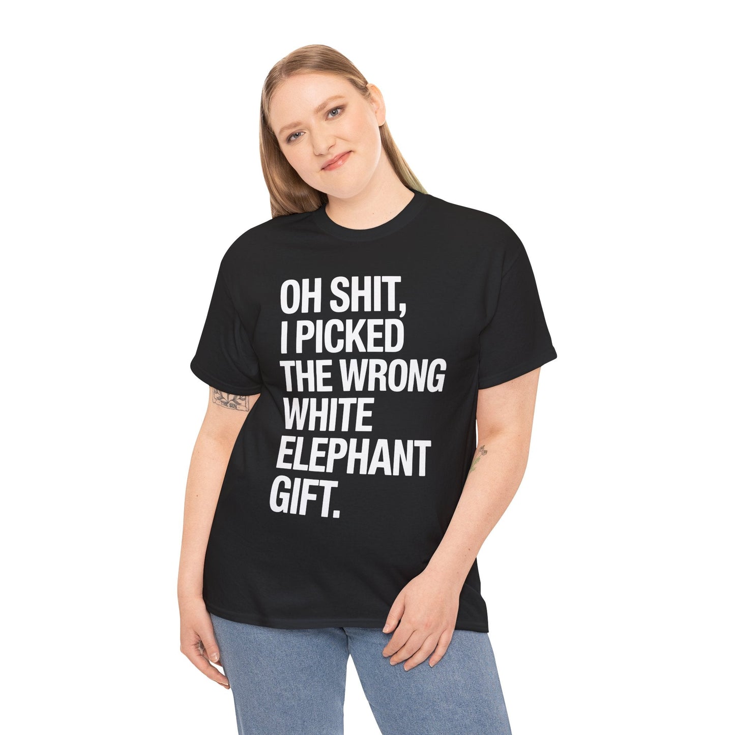 Oh Shit Funny White Elephant Gifts for Adults Under 15 20 T-Shirt