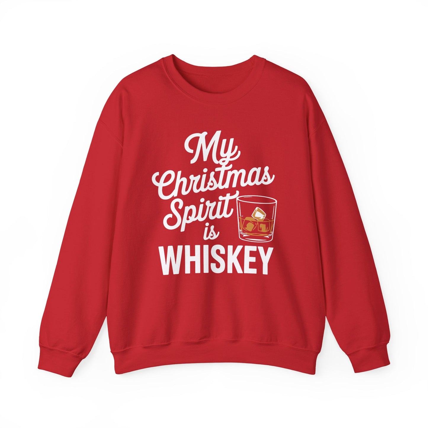 Funny Christmas Drinking Shirt Whiskey Liquor Drinker Saying Sweatshirt