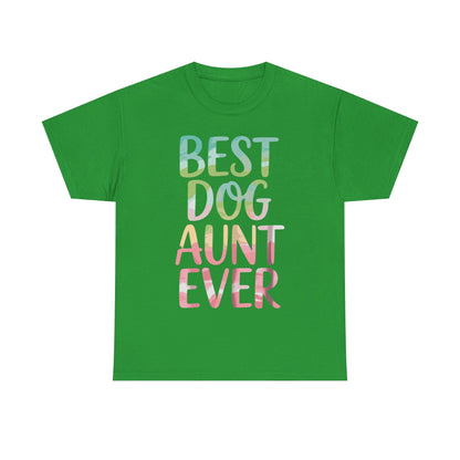 Best Dog Aunt Ever Shirt Women Dog Lover Auntie Mothers Day T-Shirt