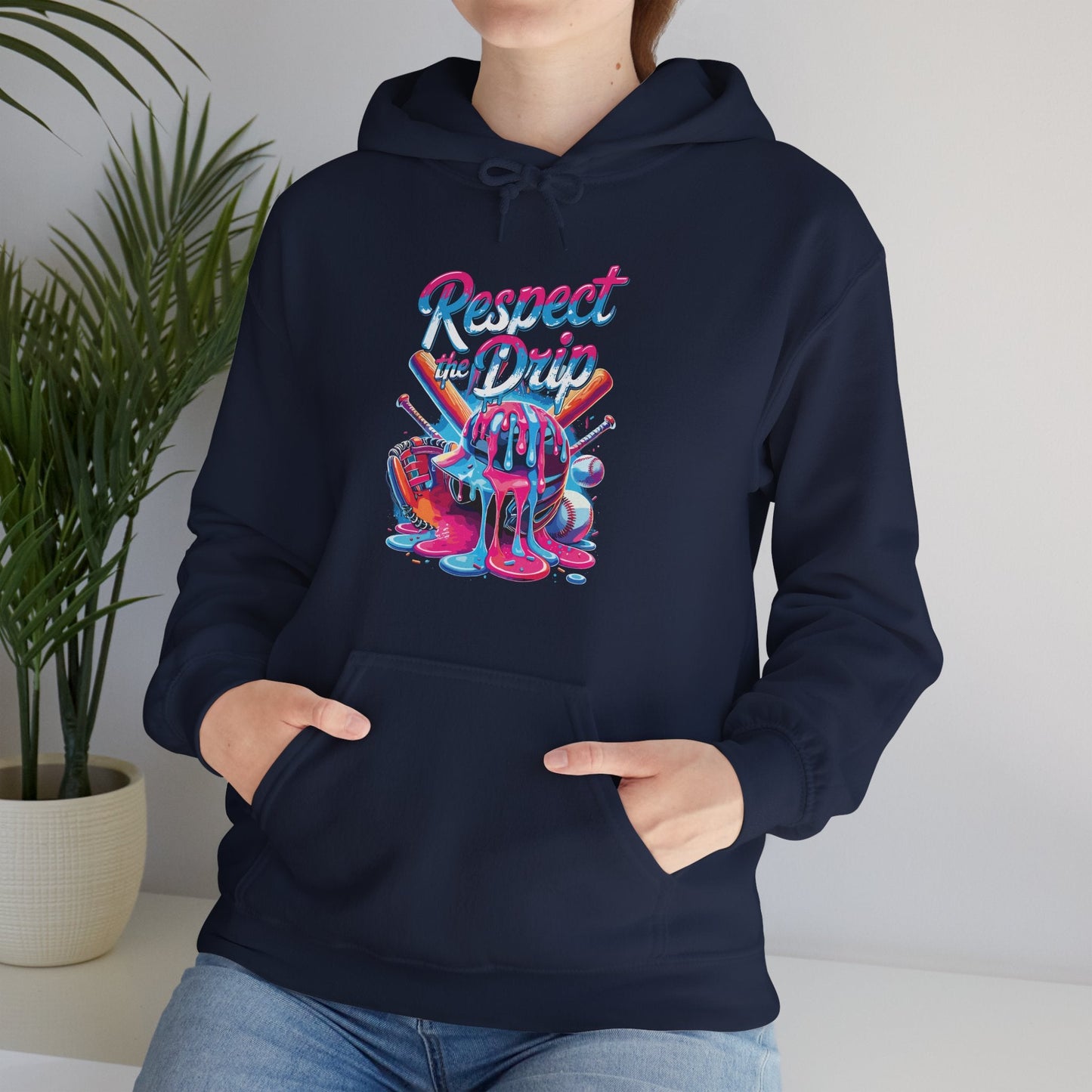 Baseball Drip For Boys Ice Cream Respect The Drip Baseball Hoodie