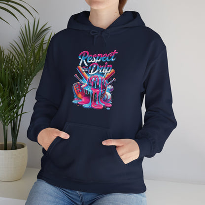 Baseball Drip For Boys Ice Cream Respect The Drip Baseball Hoodie
