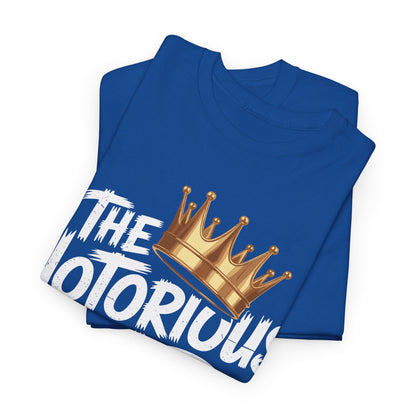 Old School Funny Hip Hop Fathers Day Notorious Dad T-Shirt