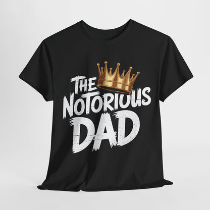 Old School Funny Hip Hop Fathers Day Notorious Dad T-Shirt