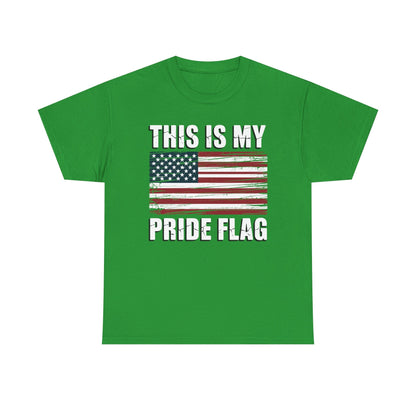 This Is My Pride Flag USA American 4th of July Patriotic T-Shirt