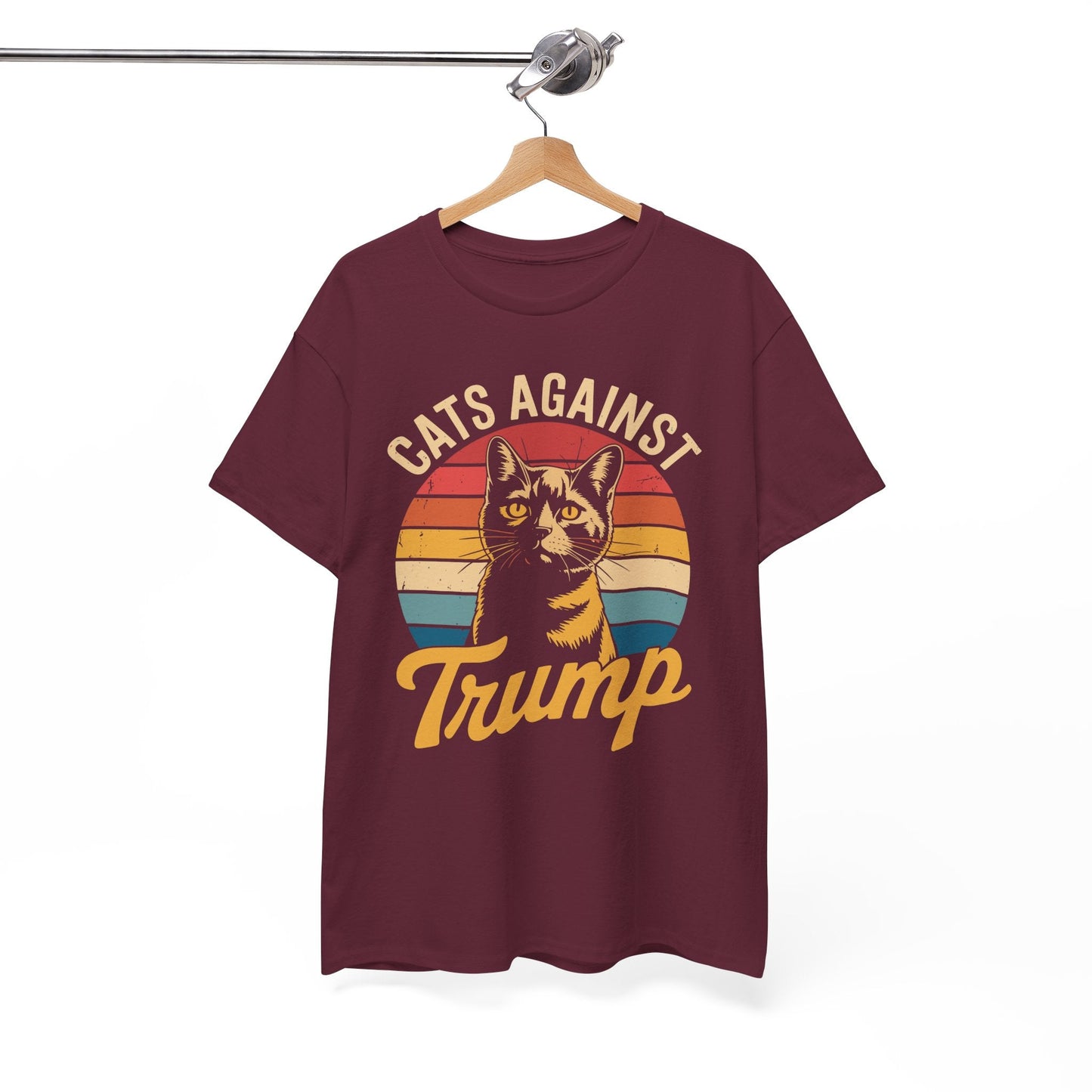 Cats Against Trump Funny Anti Trump Election Funny Cat T-Shirt