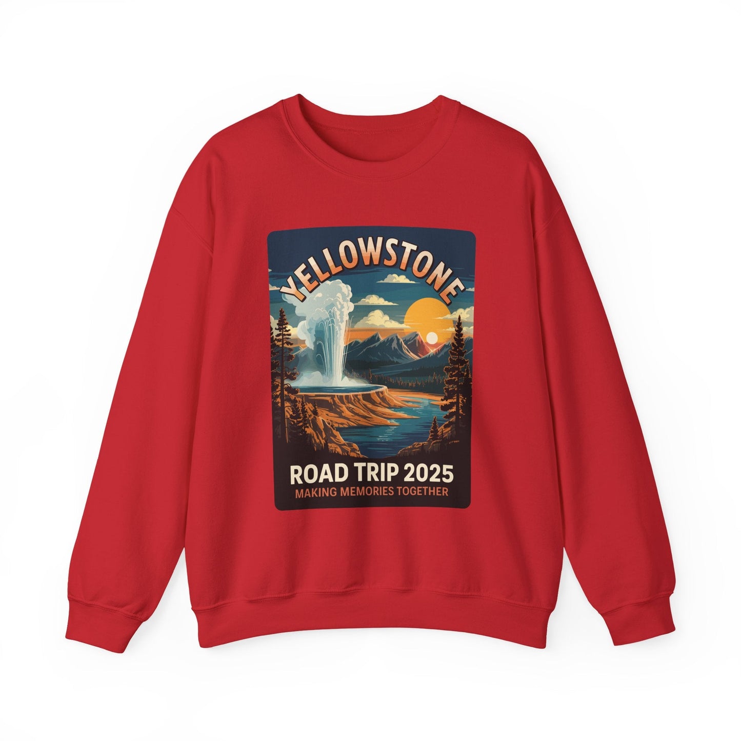 Yellowstone Family Road Trip 2025 National Park Outdoor Sweatshirt