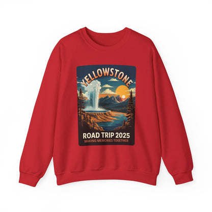 Yellowstone Family Road Trip 2025 National Park Outdoor Sweatshirt