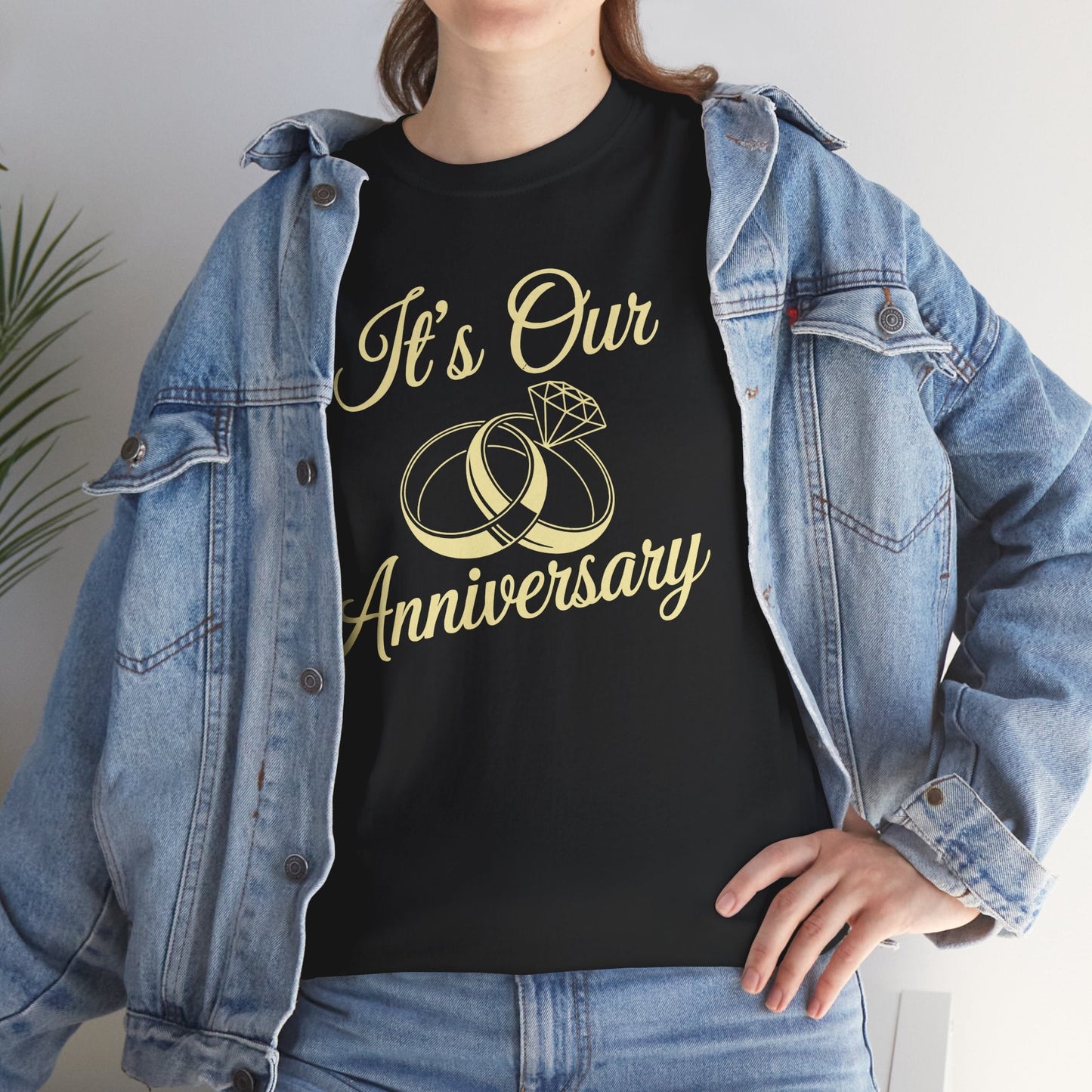It's Our Anniversary Shirts for Married Couples Husband Wife T-Shirt