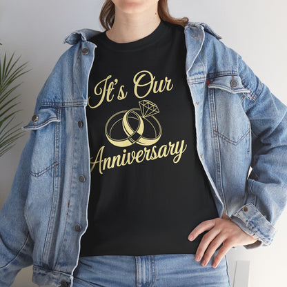 It's Our Anniversary Shirts for Married Couples Husband Wife T-Shirt