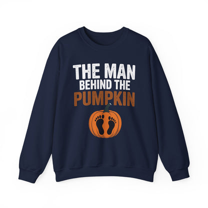 Pregnant Thanksgiving Costume for Dad Expecting Lil Pumpkin Sweatshirt