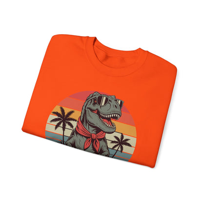 Auntiesaurus T Rex Dinosaur Auntie Saurus Family Matching Sweatshirt