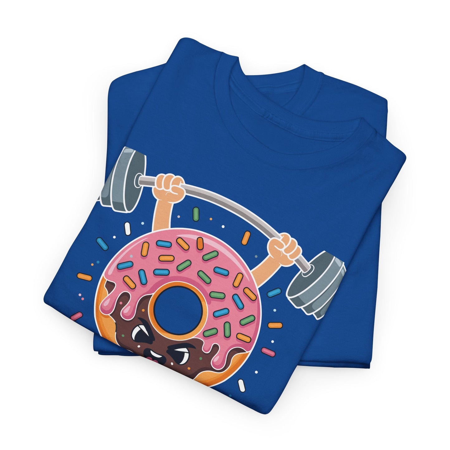 Funny Weightlifing Fitness Workout Gym Donut Lover T-Shirt