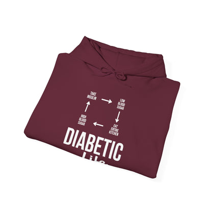 Funny Diabetic Type 1 Diabetes T1D Diabetes Awareness Hoodie