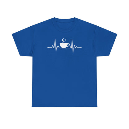 Coffee Heartbeat Drinking Coffee T-Shirt