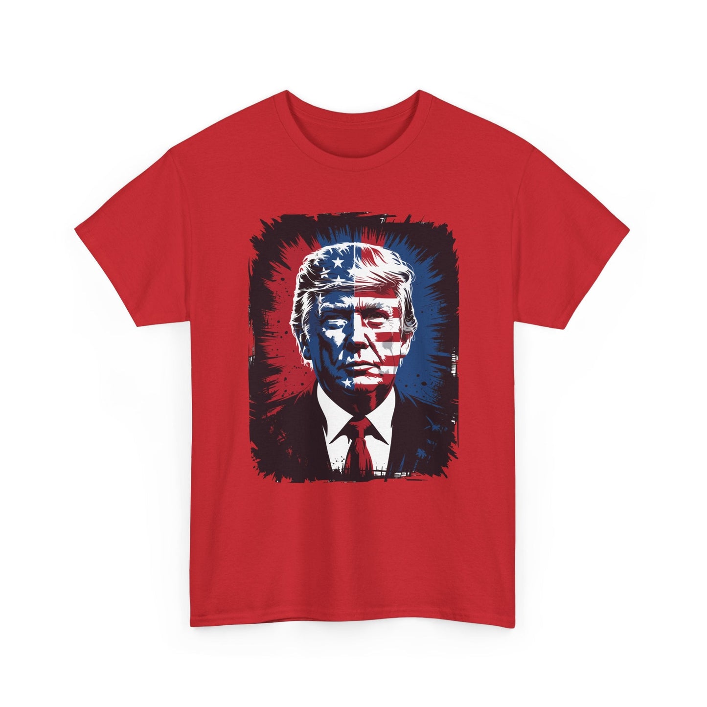 President Trump Portrait 4th July T-Shirt