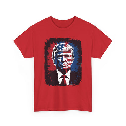 President Trump Portrait 4th July T-Shirt