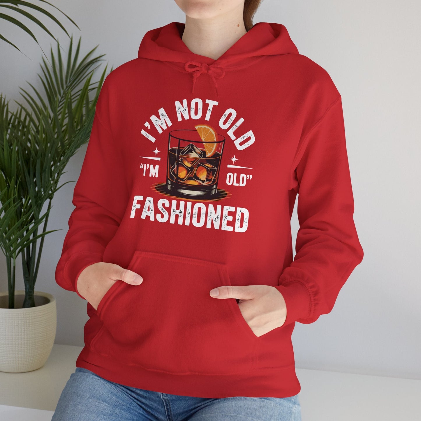 I'm Not Old I'm Old Fashioned Classic Whiskey Lover Vintage Hoodie