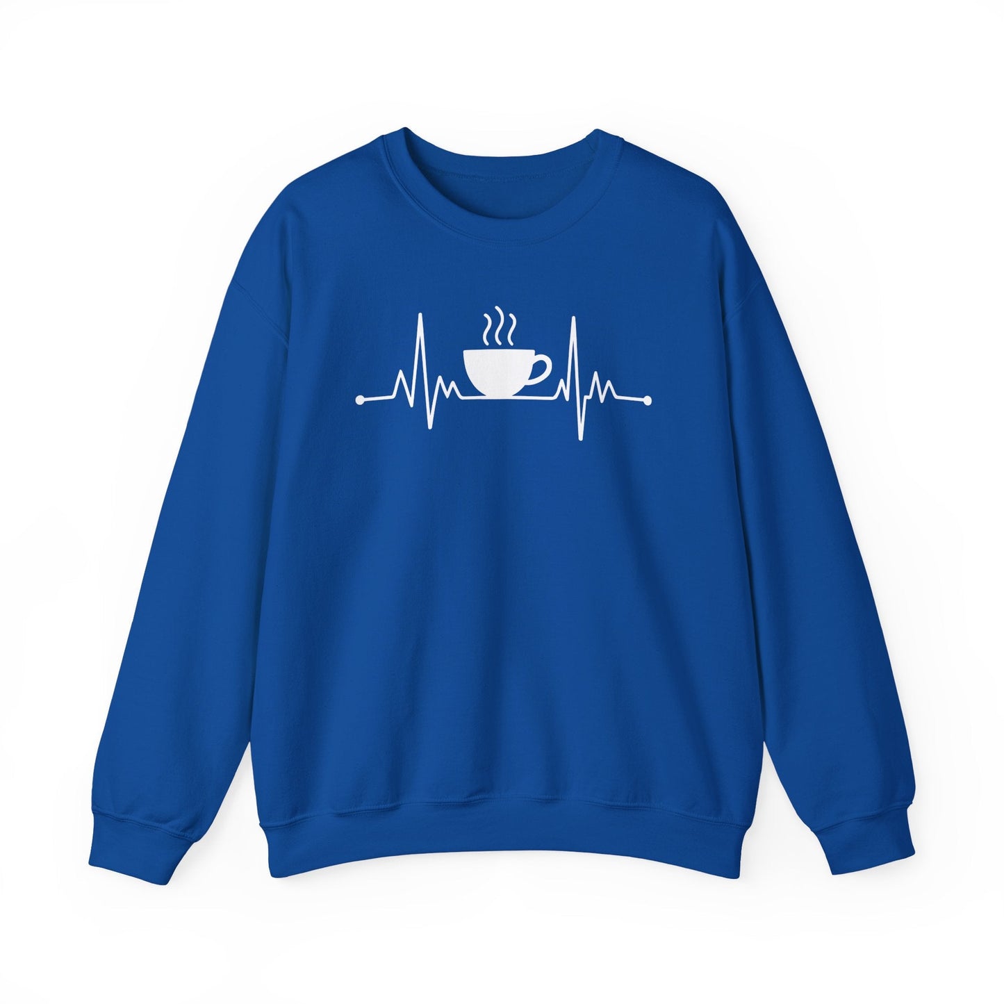 Coffee Heartbeat Drinking Coffee Sweatshirt