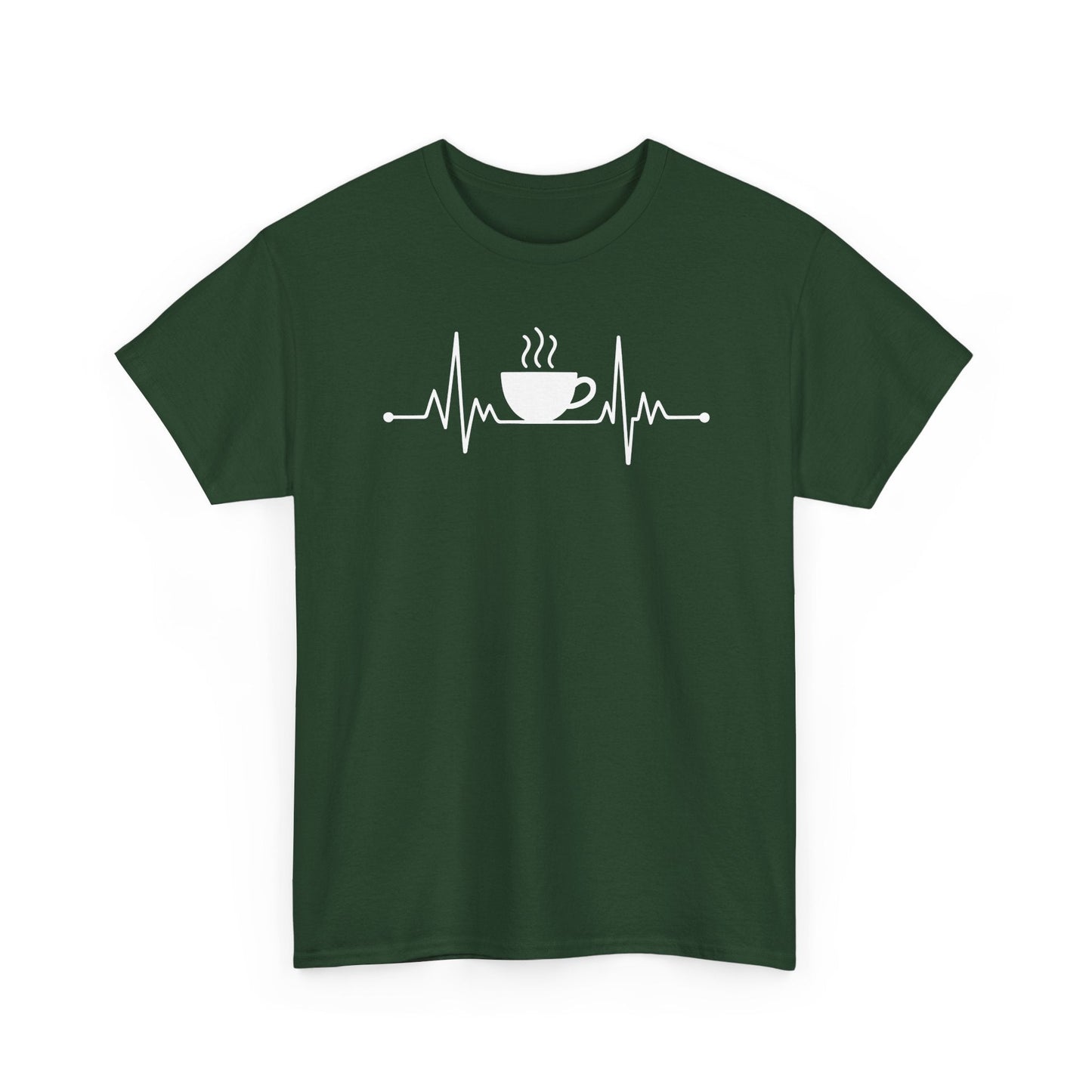 Coffee Heartbeat Drinking Coffee T-Shirt