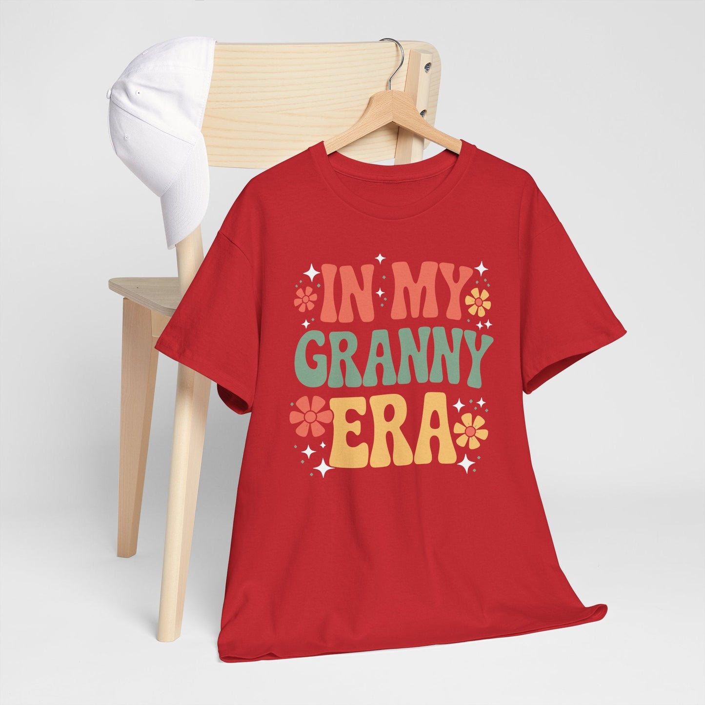 In My Granny Era Funny Sarcastic Groovy Retro Mothers Day T-Shirt