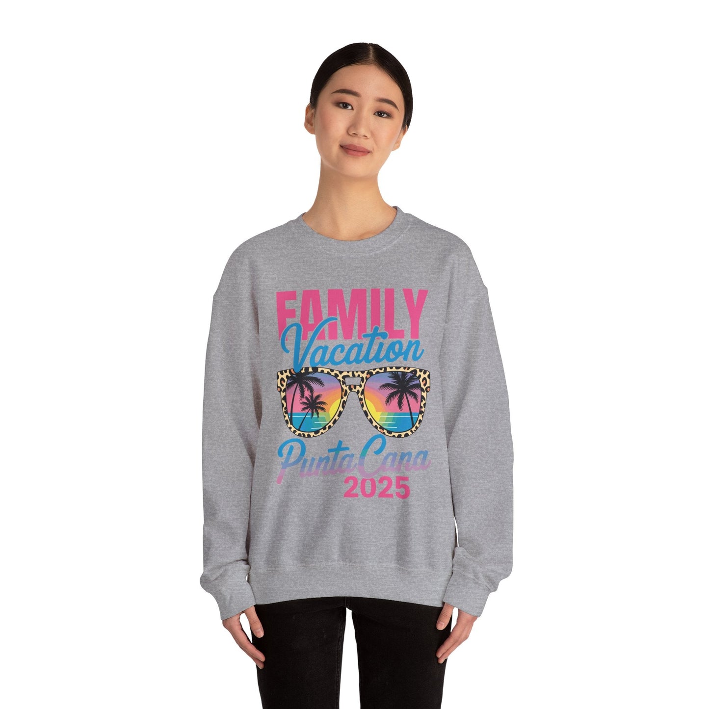Family Vacation Punta Cana 2025 Matching Holiday Summer Sweatshirt