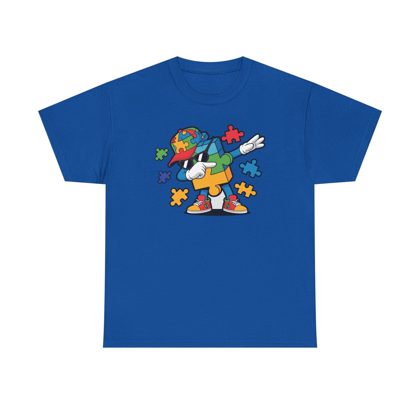 Dabbing Puzzle Autism Awareness T-Shirt