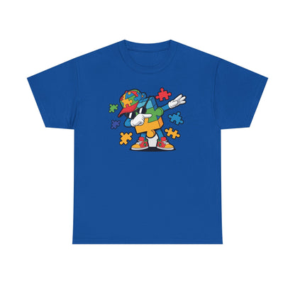 Dabbing Puzzle Autism Awareness T-Shirt