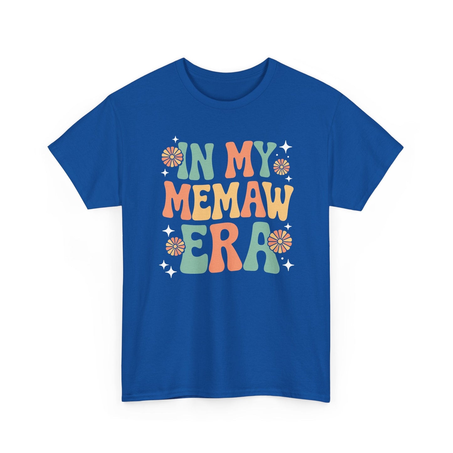 In My Memaw Era Funny Sarcastic Groovy Retro Mothers Day T-Shirt