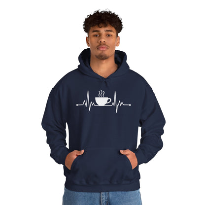 Coffee Heartbeat Drinking Coffee Hoodie