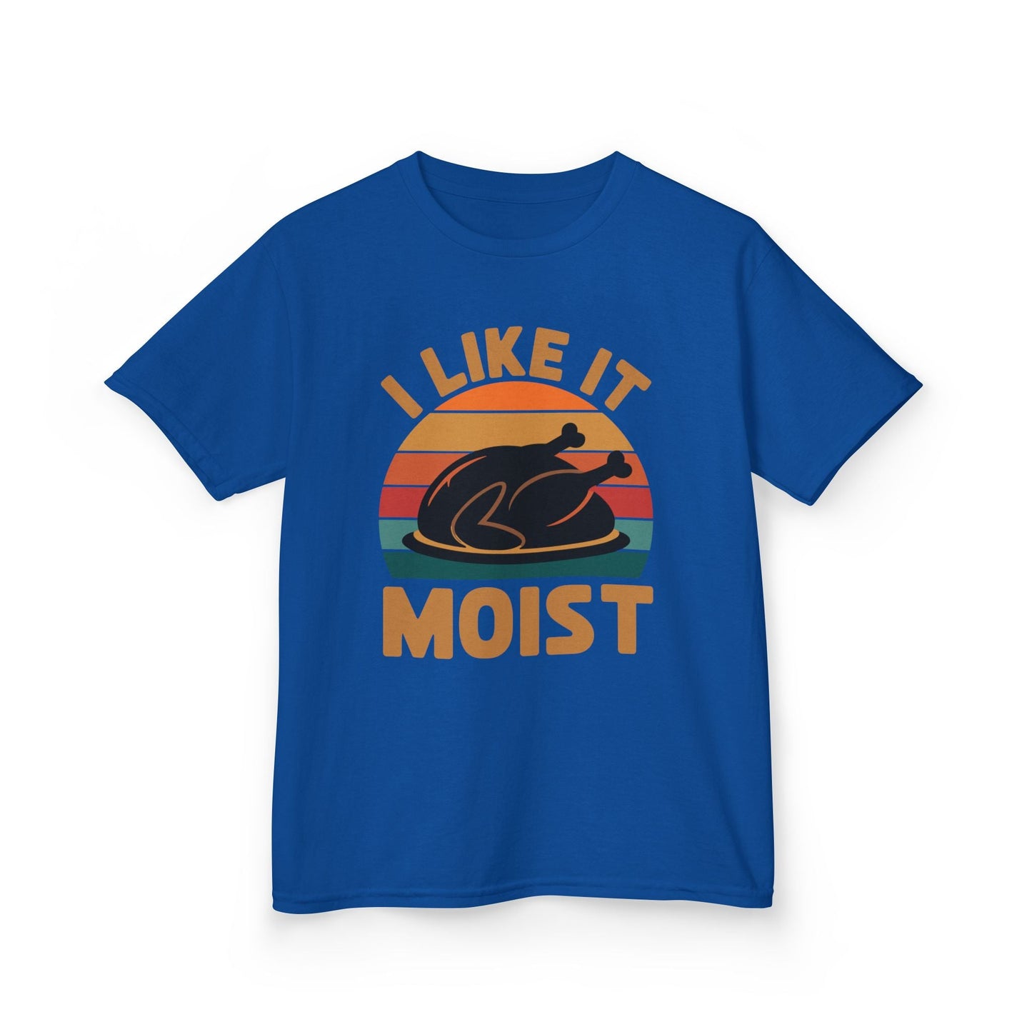 I Like It Moist Unisex Kids Black Thanksgiving T-Shirt