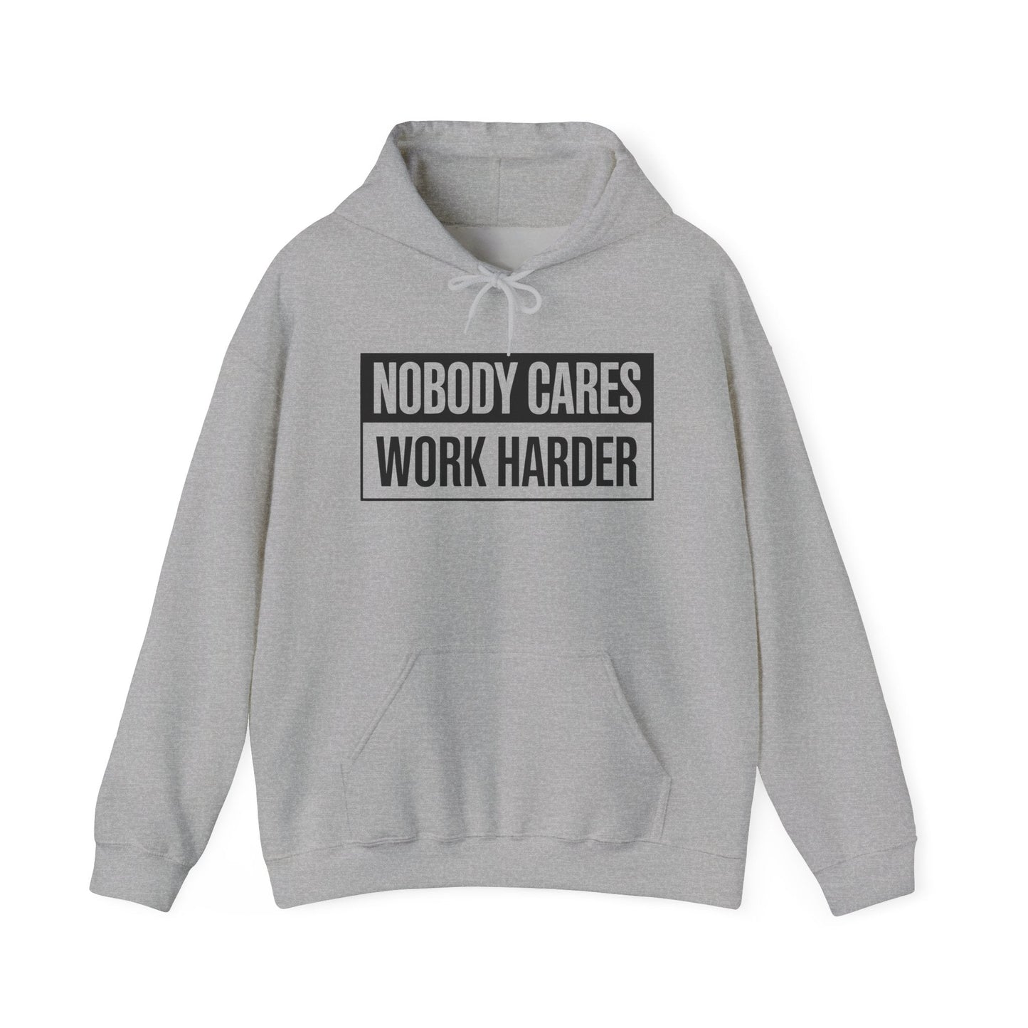 Nobody Cares Work Harder Fitness Workout Gym Gift Hoodie