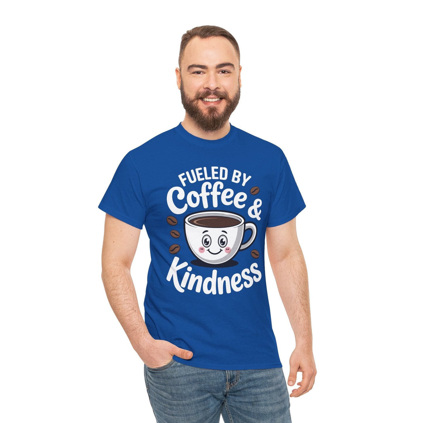 Funny Coffee Lover Fueled by Coffee And Kindness T-Shirt