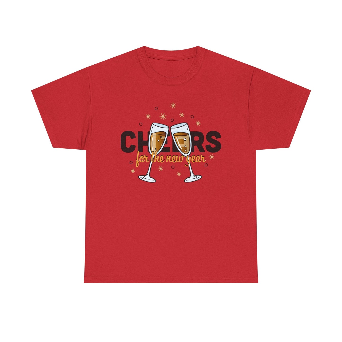 Happy New Year Cheers T-Shirt Festive New Year’s Eve Party Tee for Men and Women