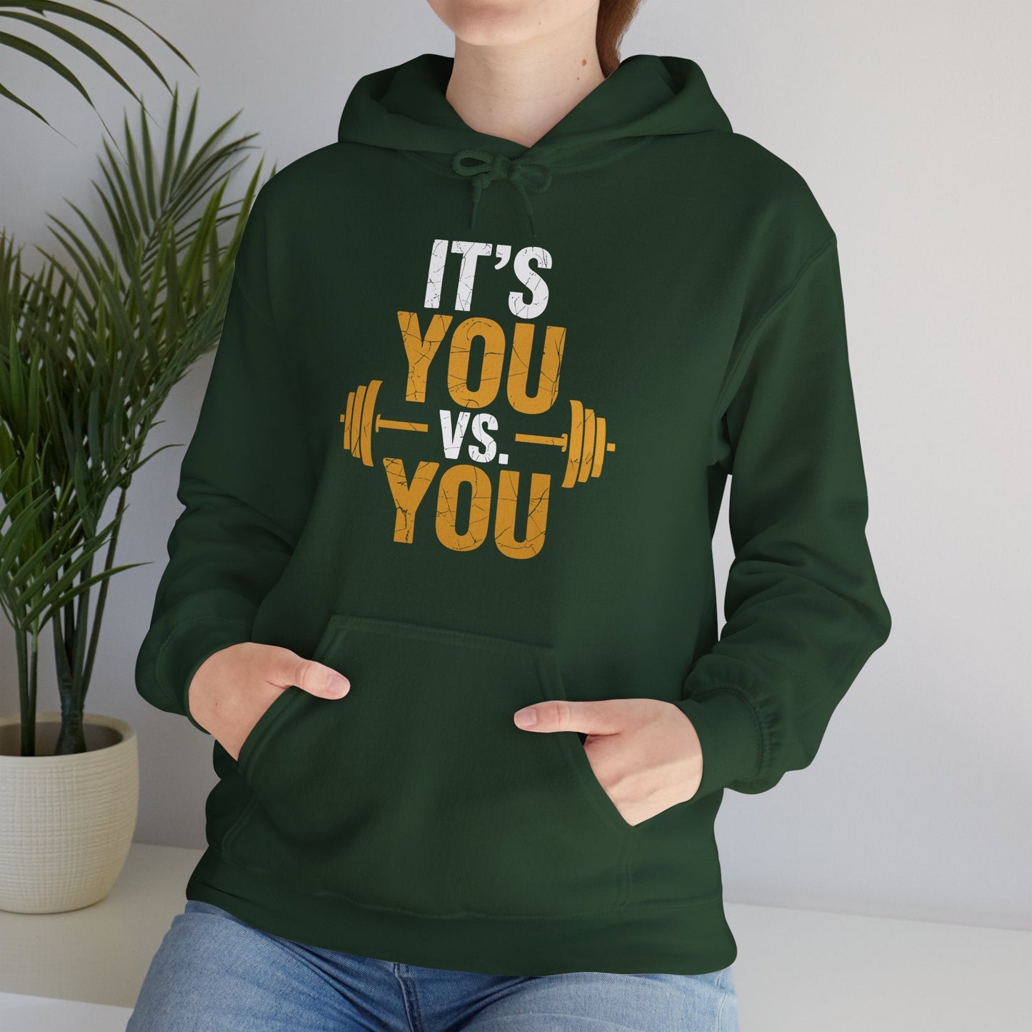 Its Vs You Workout Gym Workout Motivation Fitness Men Women Hoodie