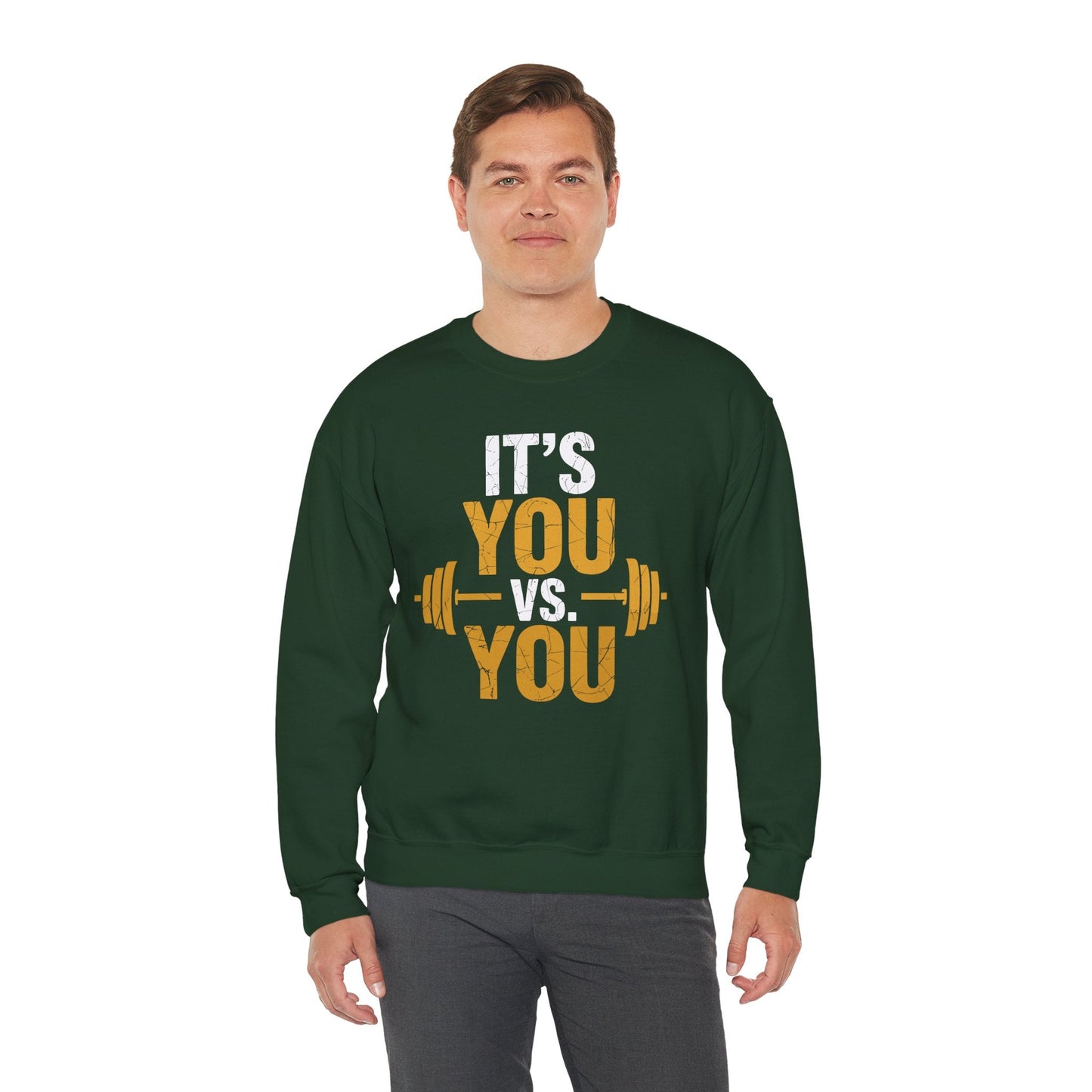 Its You Vs You Workout Gym Workout Motivation Fitness Men Women Sweatshirt