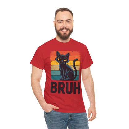Funny Cat Bruh For Teens Boys Girls Men Women Meme Graphic T-Shirt