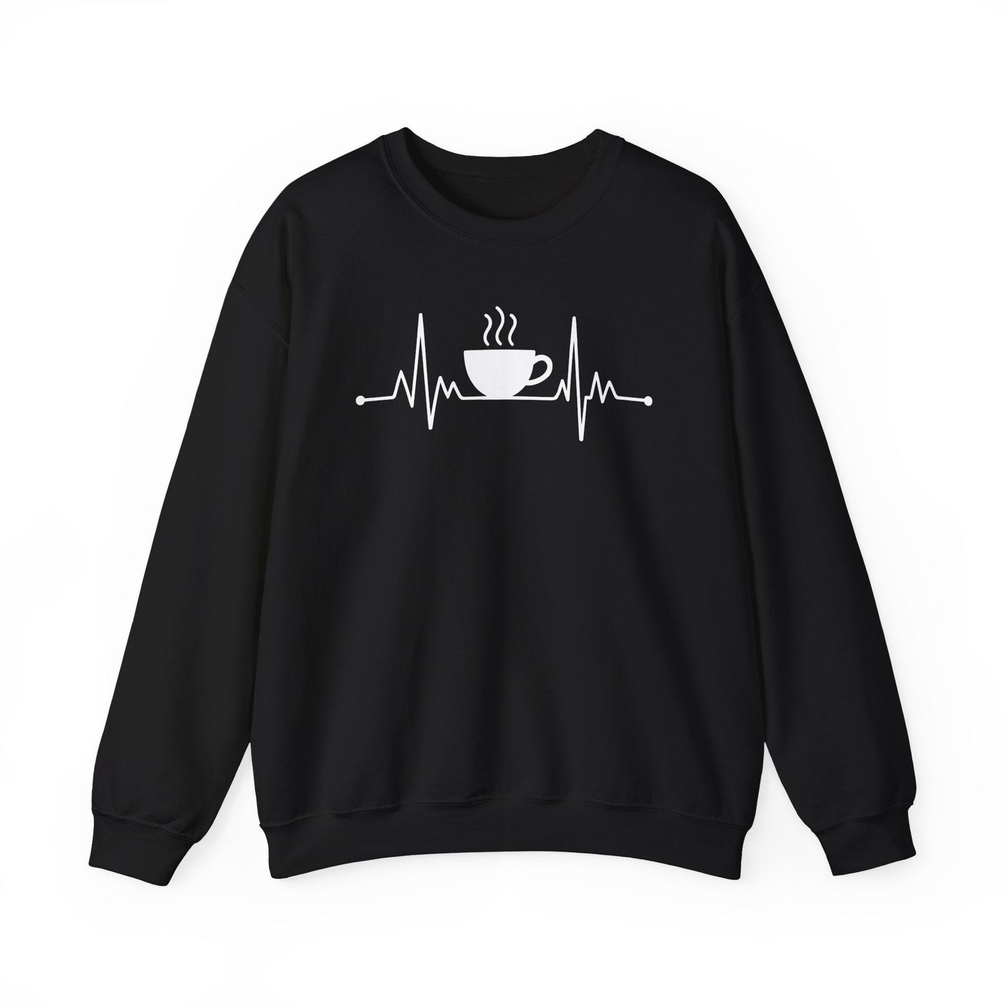 Coffee Heartbeat Drinking Coffee Sweatshirt