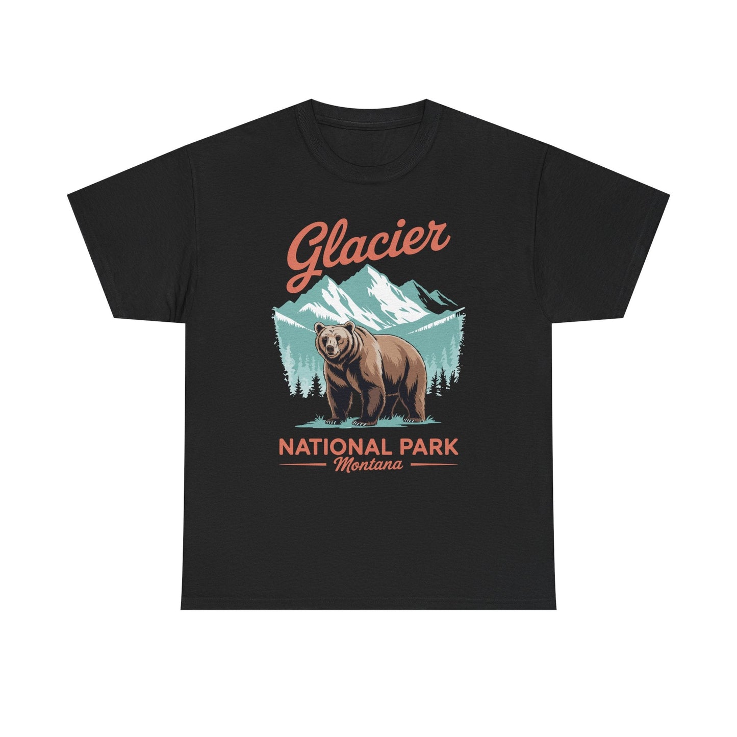 Glacier National Park retro T-Shirt