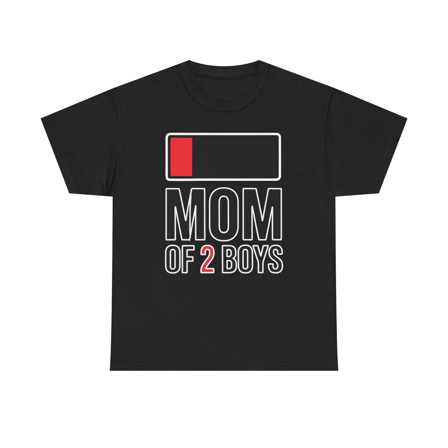 Mom of 2 Boys Gift from Son Mothers Day Birthday Women T-Shirt