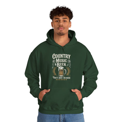 Vintage Country Music and Beer That's Why I'm Here Legends Hoodie