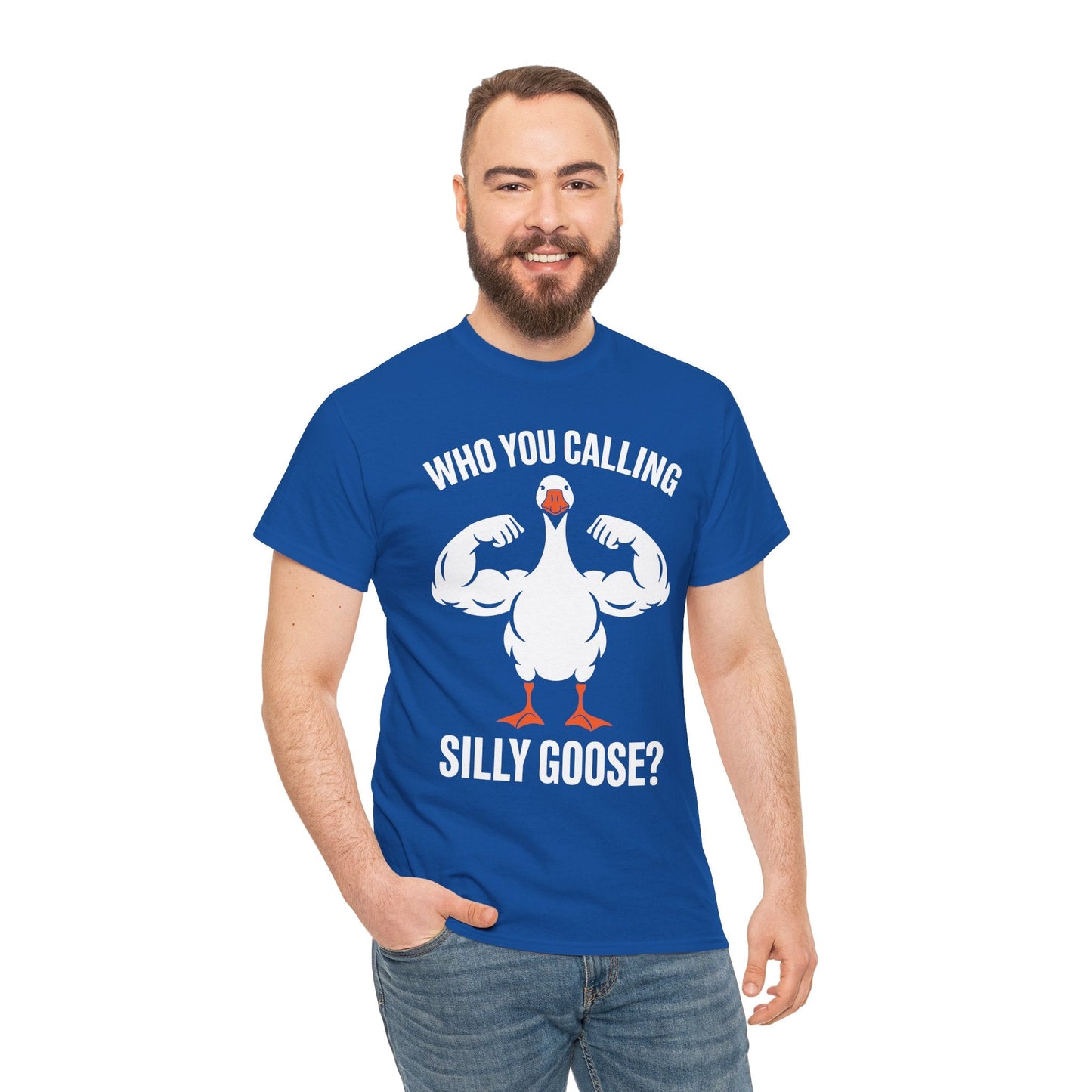 Who You Calling Silly Goose Funny Gym Meme T-Shirt