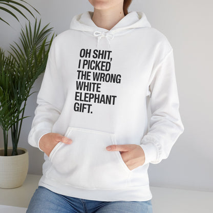 Oh Shit Funny White Elephant Gifts for Adults Under 15 20 Hoodie