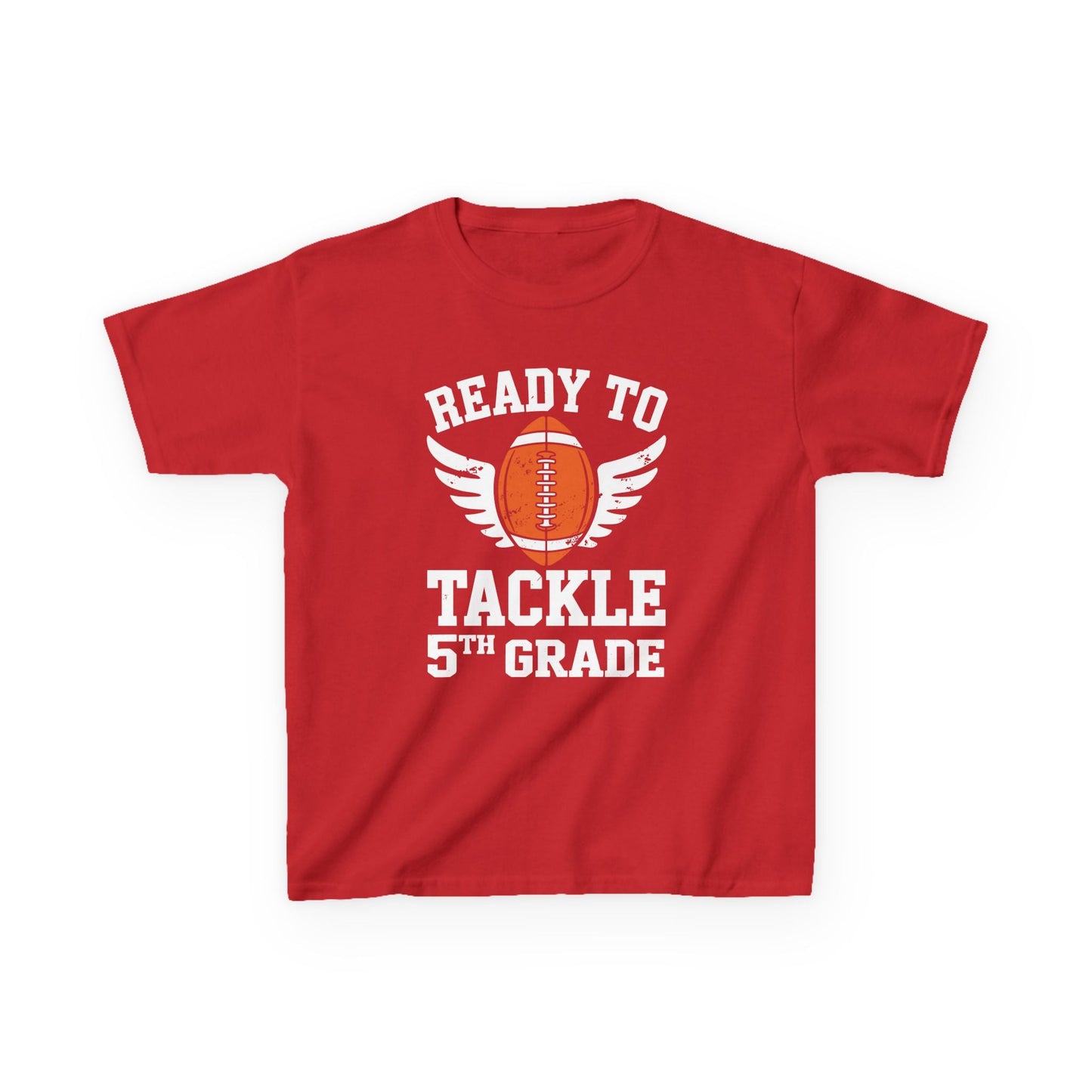 Ready To Tackle 5th Grade Football First Day Sport Kids T-Shirt