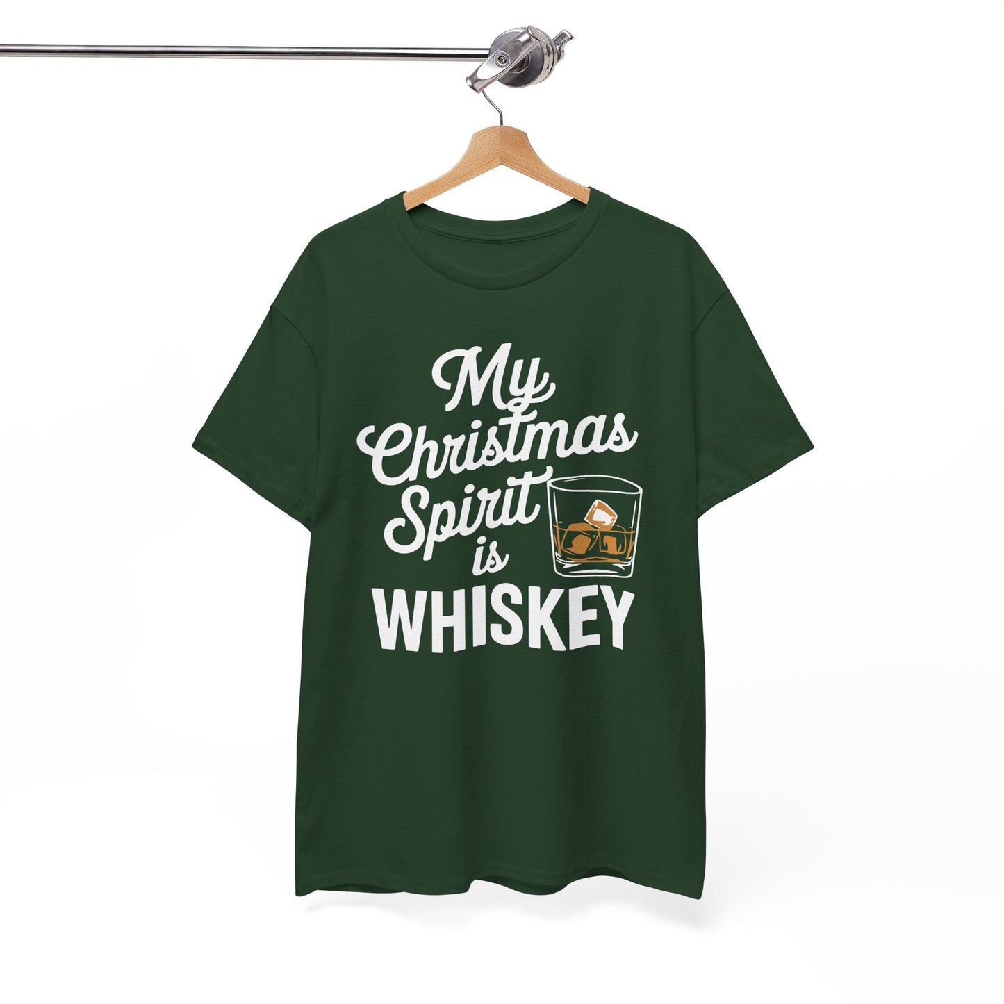 Funny Christmas Drinking Shirt Whiskey Liquor Drinker Saying T-Shirt