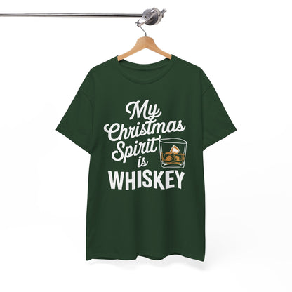 Funny Christmas Drinking Shirt Whiskey Liquor Drinker Saying T-Shirt