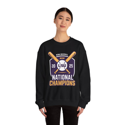 LSU Baseball 2025 National Champions Logo Sweatshirt