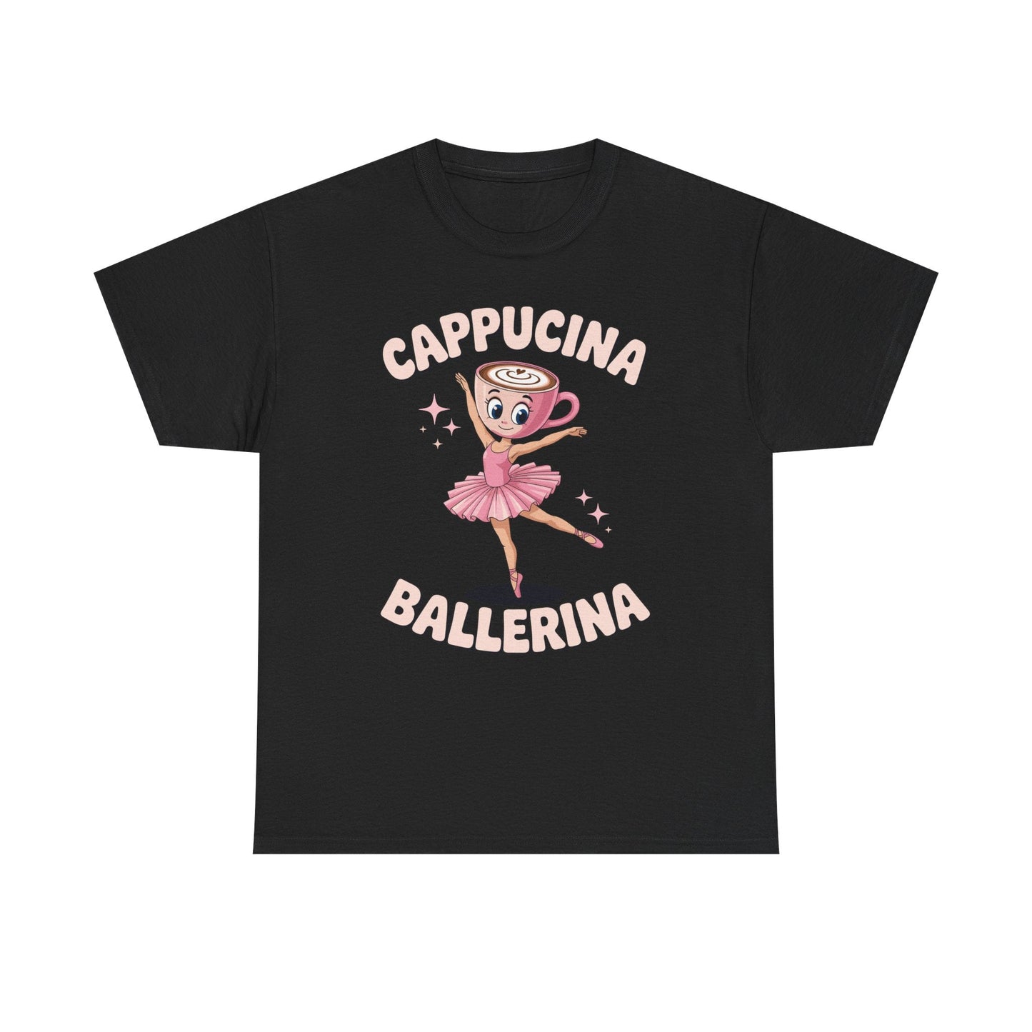Funny Ballerina Cappuccina Coffee Dance Lovers Italian Meme T-Shirt