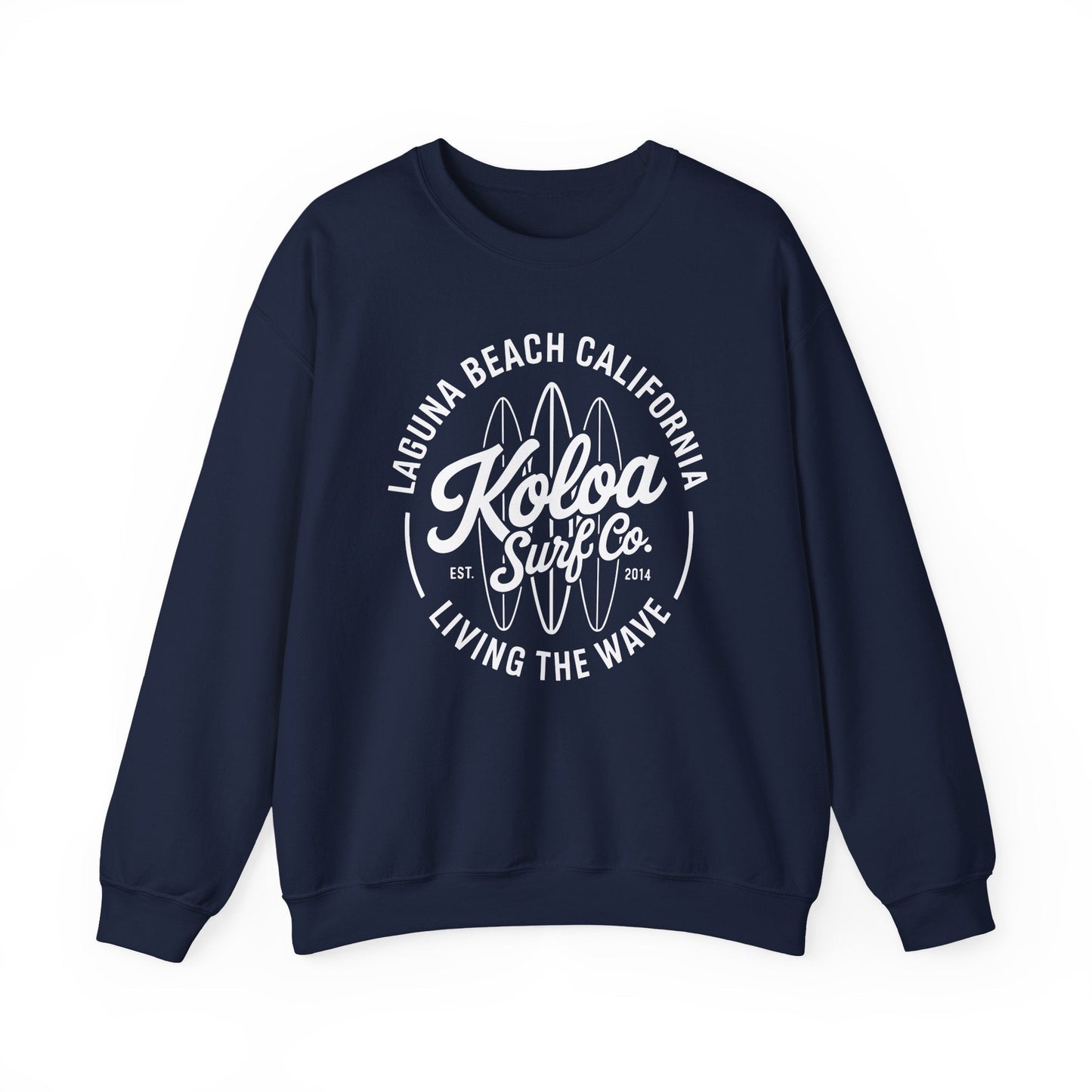 Koloa Surf Laguna Boards Logo Lightweight, Graphic Sweatshirt