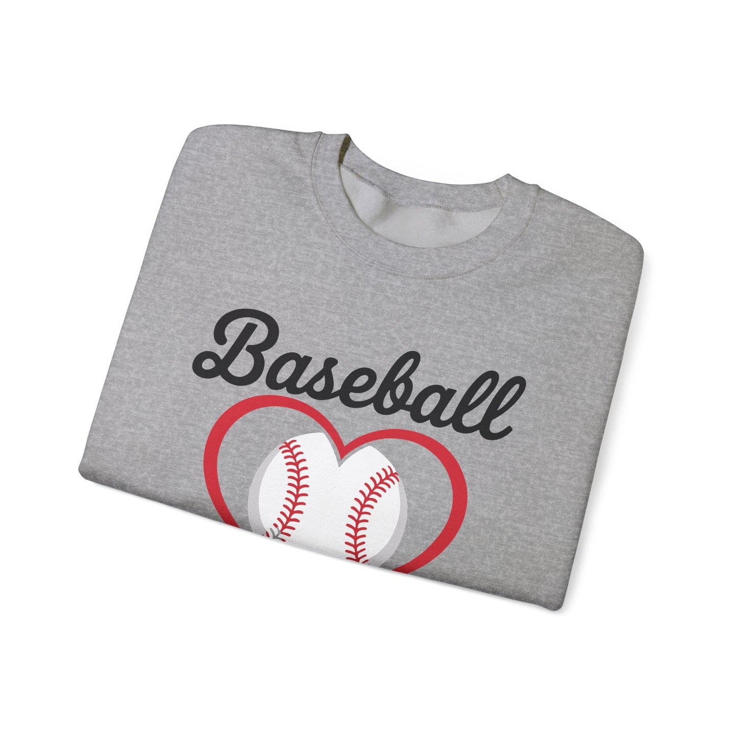 Baseball Grandma Women Baseball Heart Mothers Day Sweatshirt
