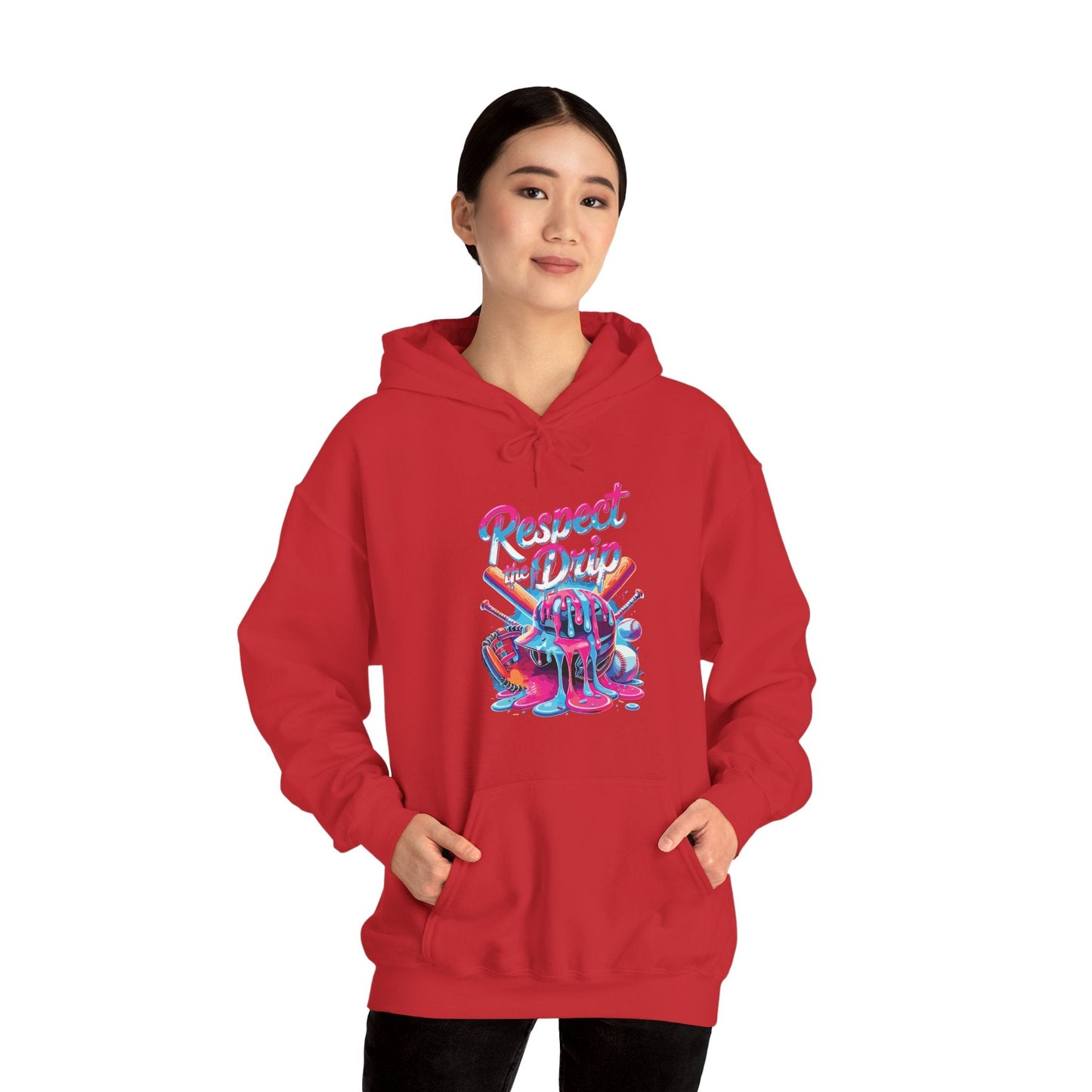 Baseball Drip For Boys Ice Cream Respect The Drip Baseball Hoodie